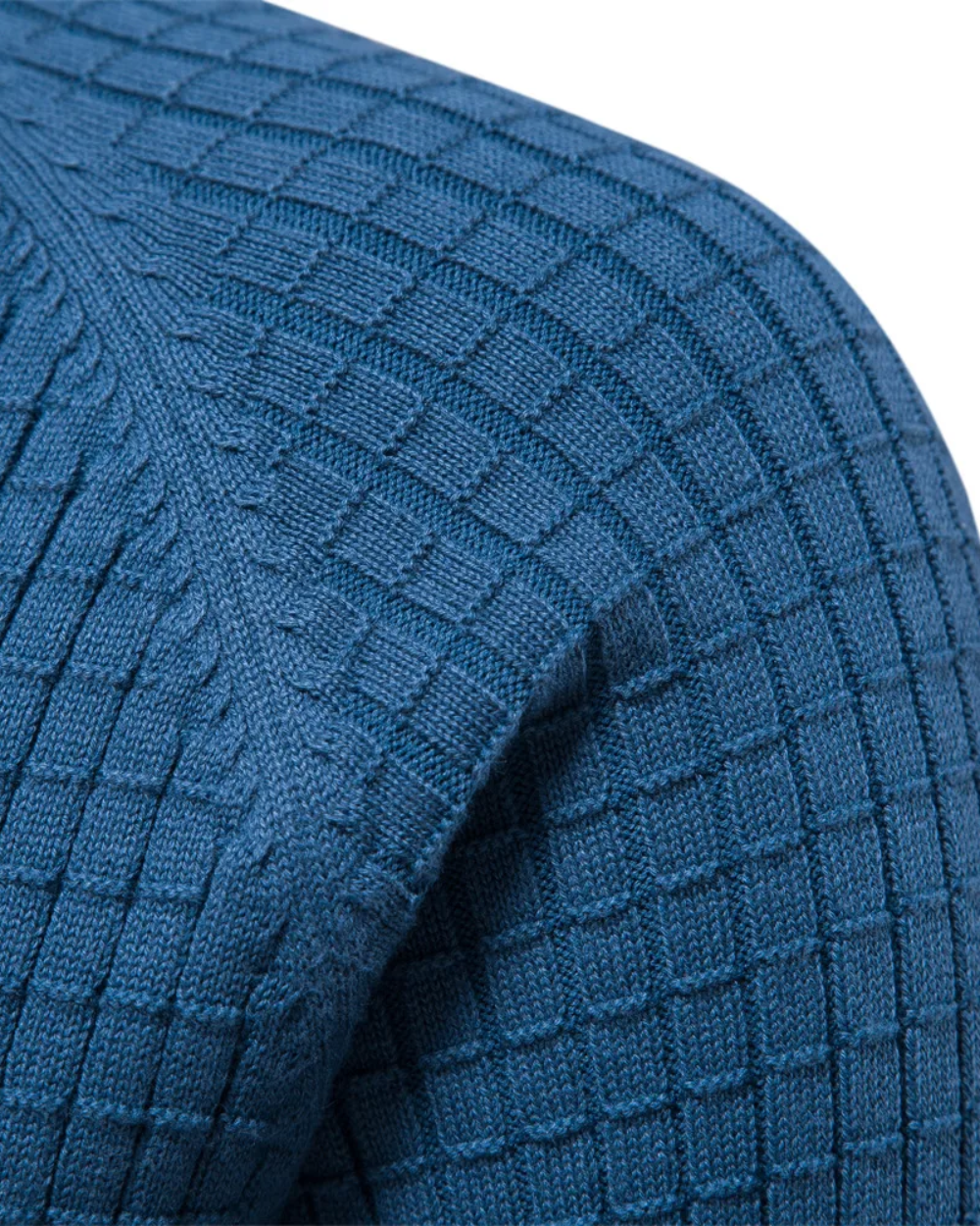 Heren trui met rasterpatroon