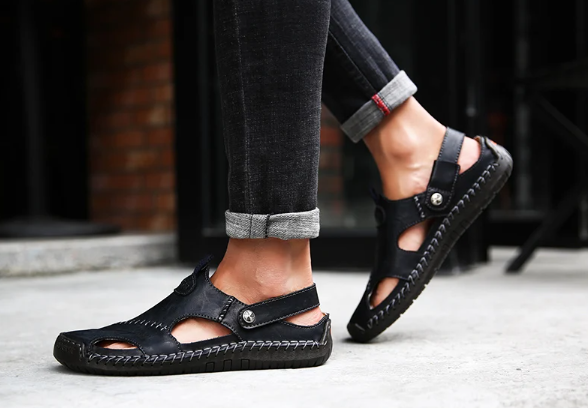 Klassieke Leren Sandalen