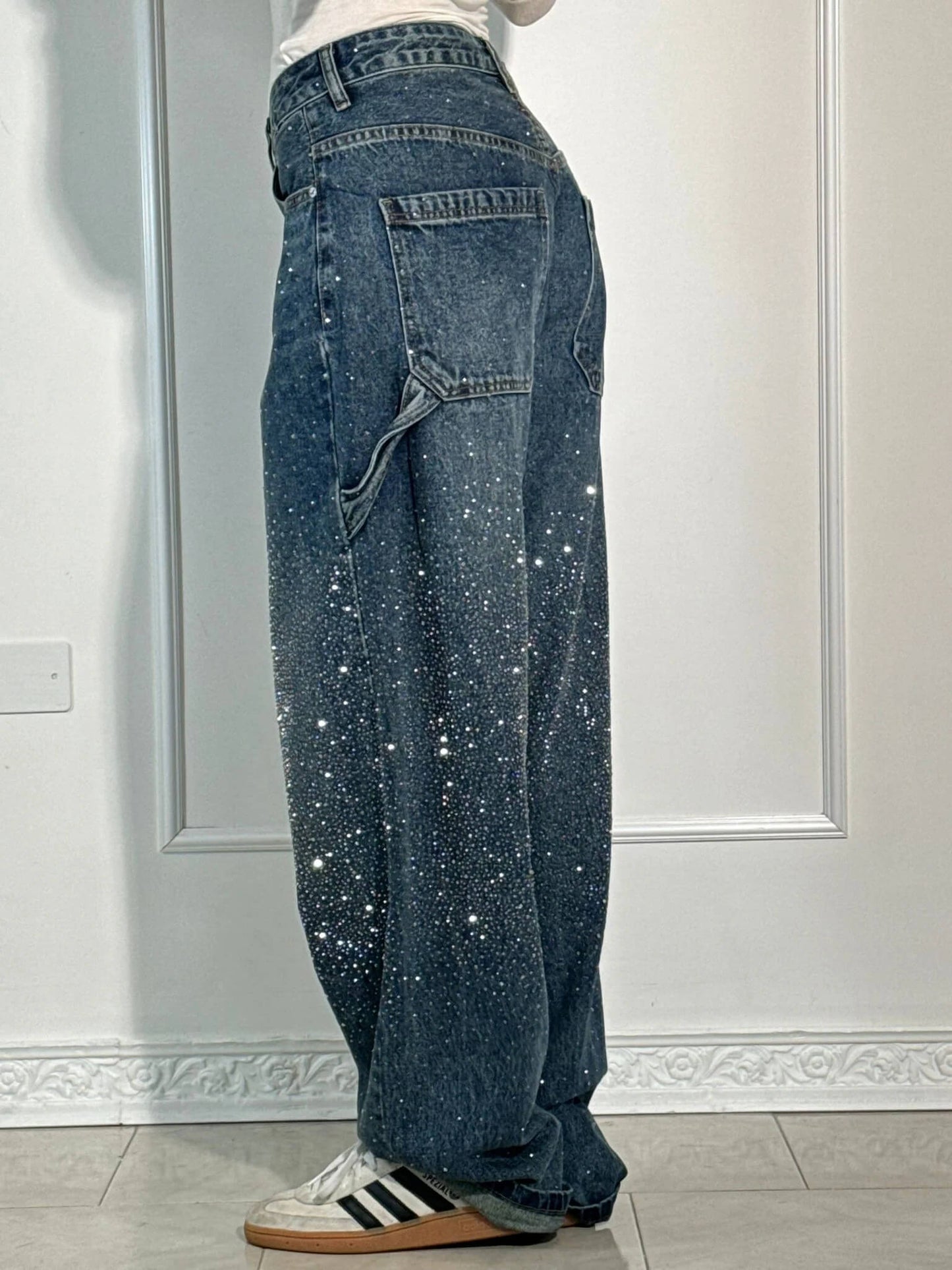 Elegante jeans met glamour