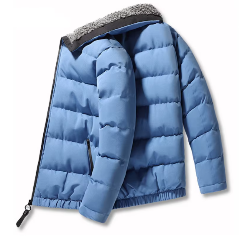 Winterjas met kraag