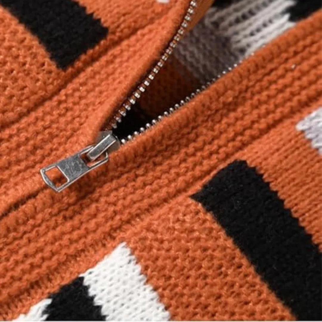 Elegant jacquard vest