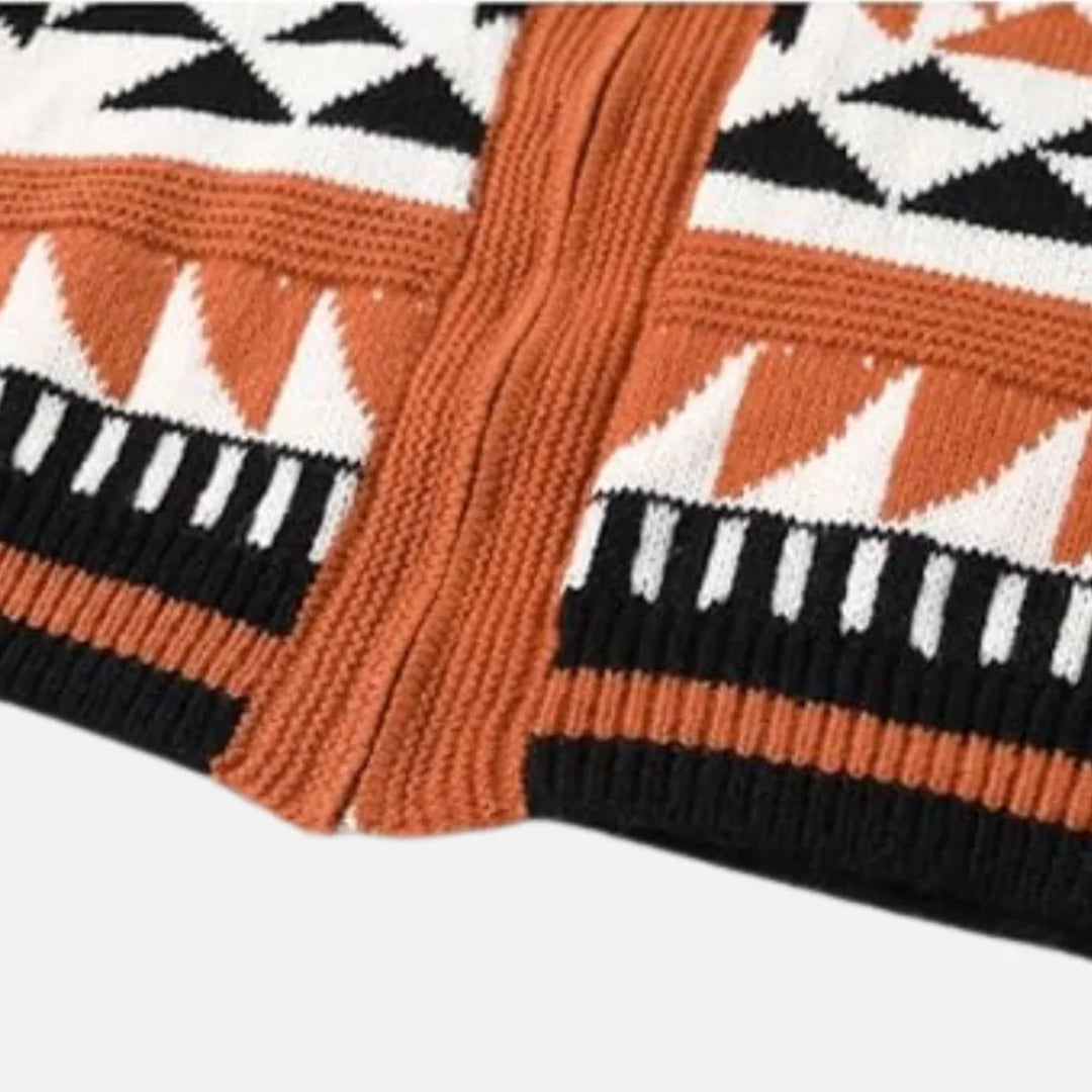 Elegant jacquard vest