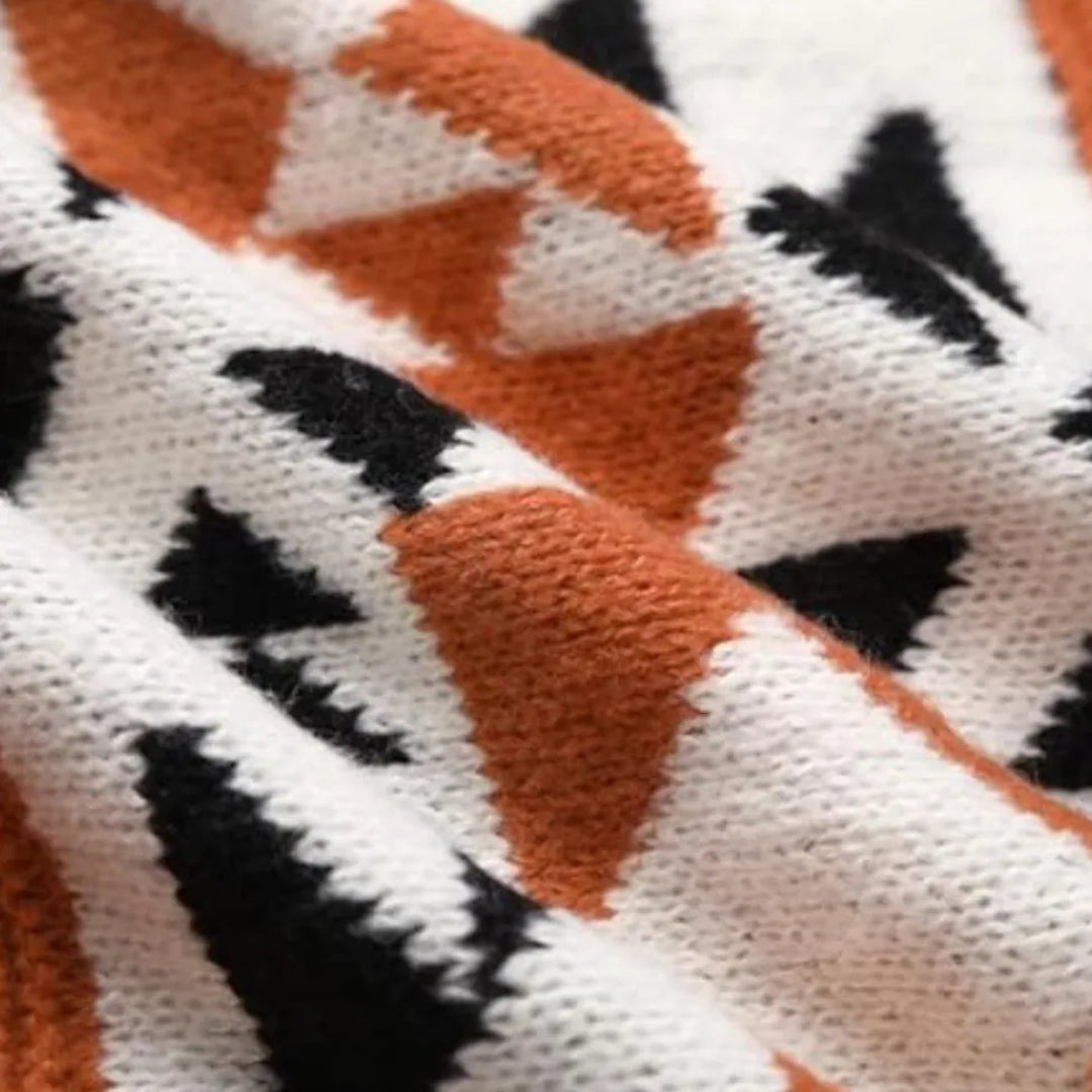 Elegant jacquard vest