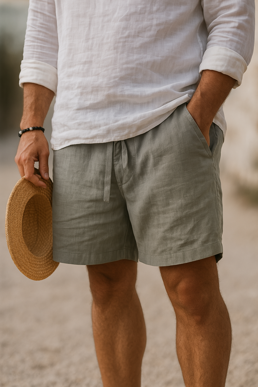 Elegante linnen short