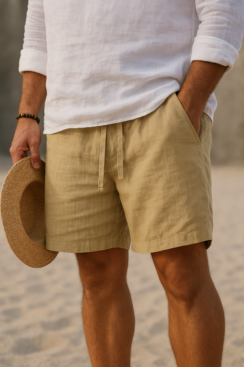 Elegante linnen short