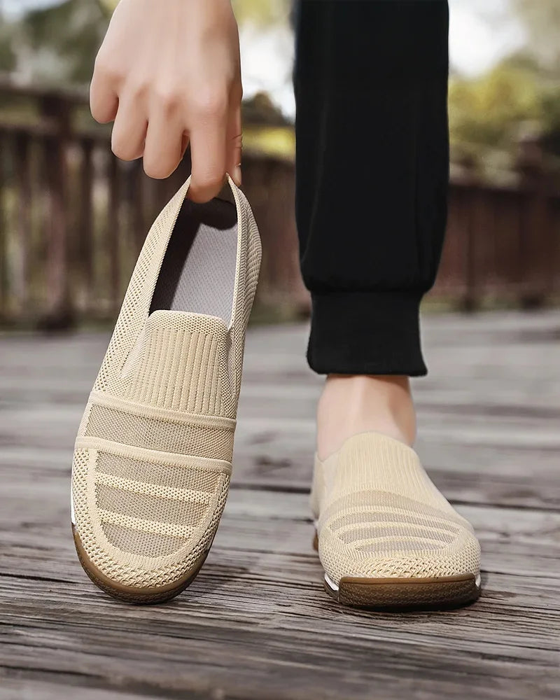 Elegante gebreide schoenen