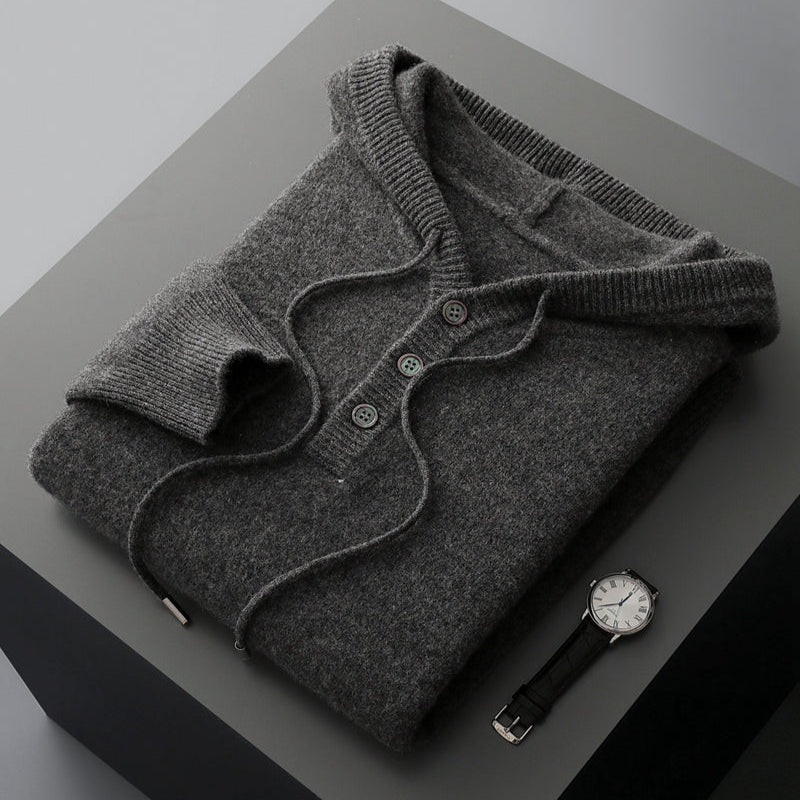 Elegante Merino Wol Hoodie