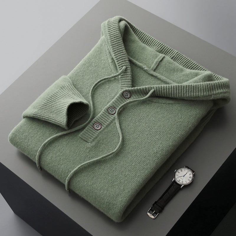 Elegante Merino Wol Hoodie