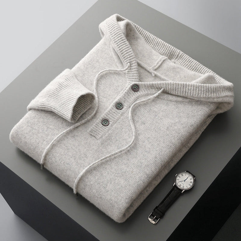 Elegante Merino Wol Hoodie