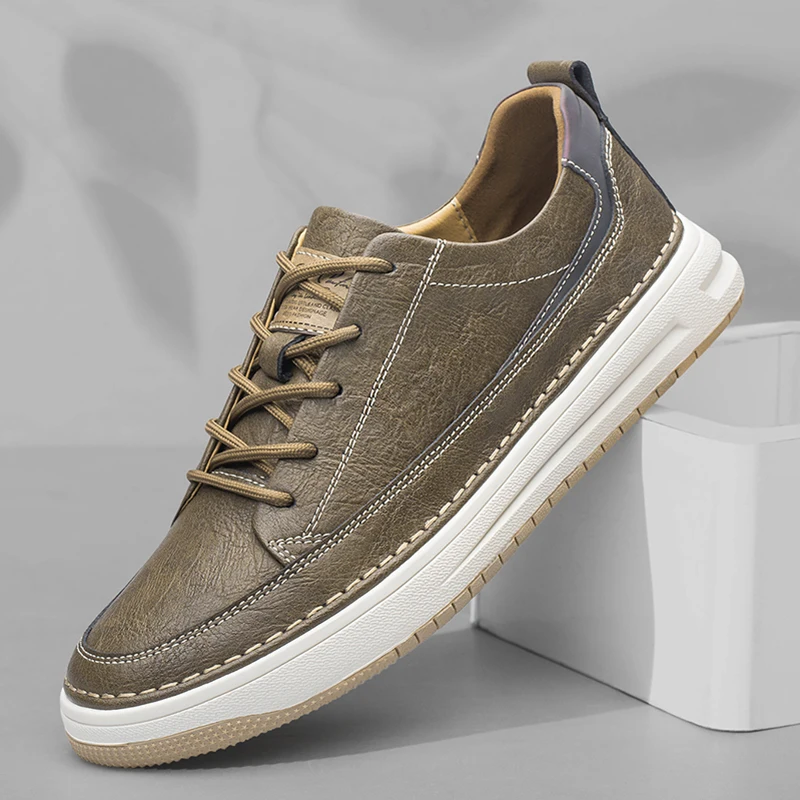 Klassieke leren sneakers