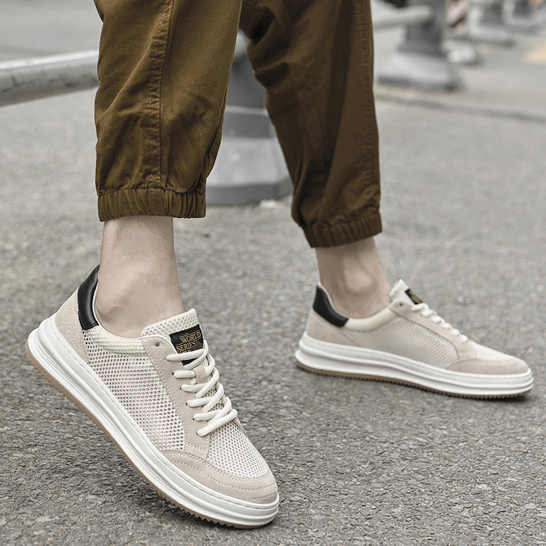Elegante sneakers van mesh