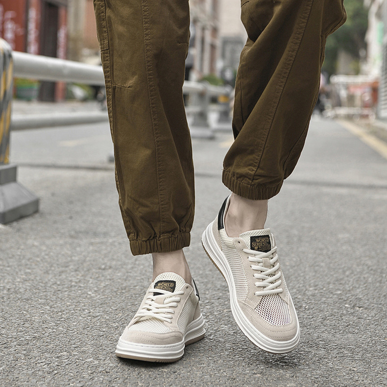 Elegante sneakers van mesh