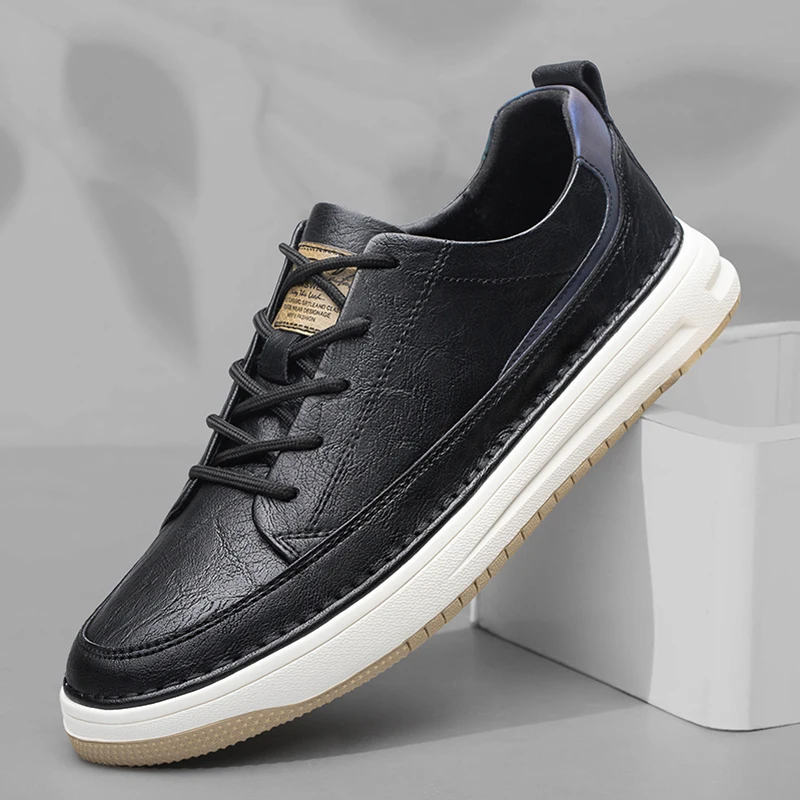 Klassieke leren sneakers