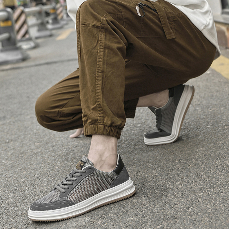 Elegante sneakers van mesh