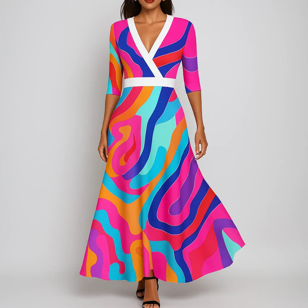 Elegante lange jurk Florence