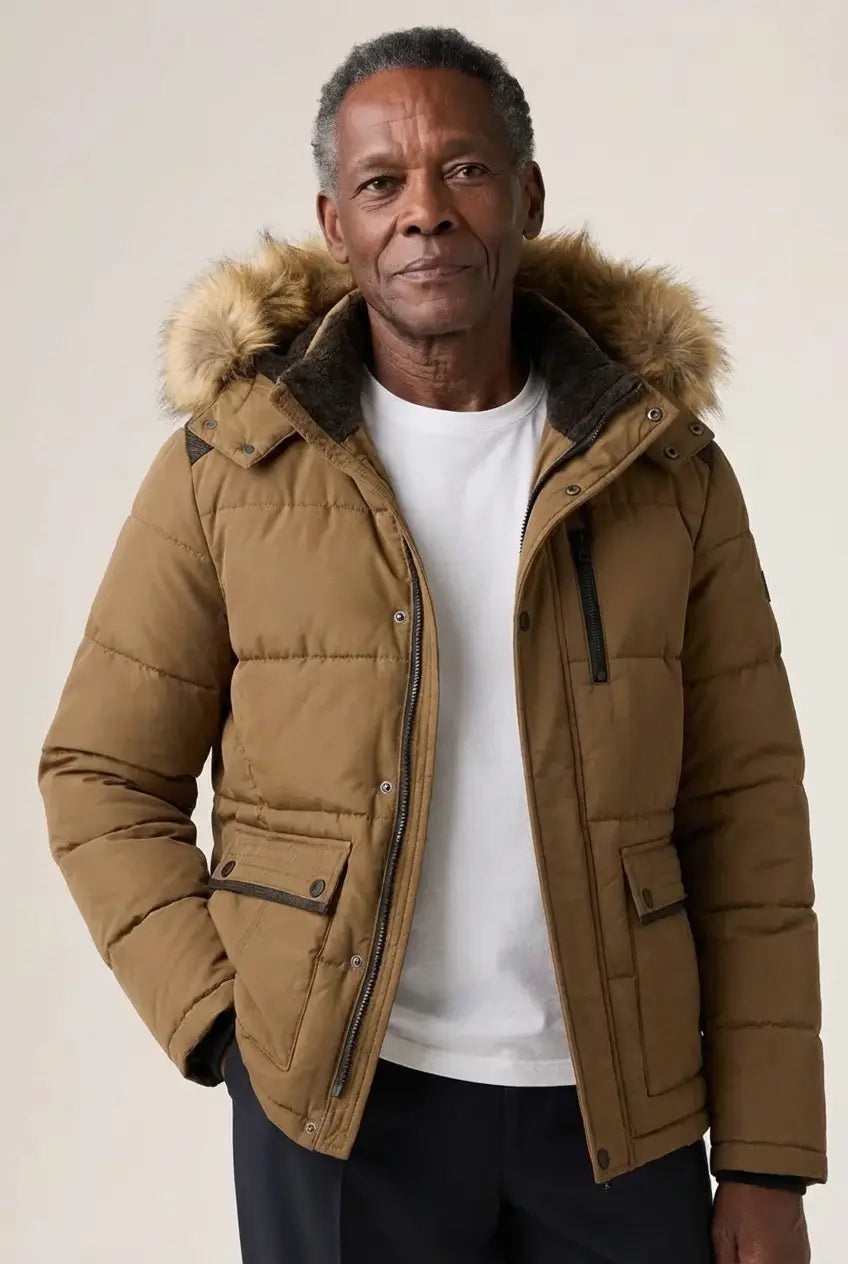 Givalli - Elegante gewatteerde fleece winterjas