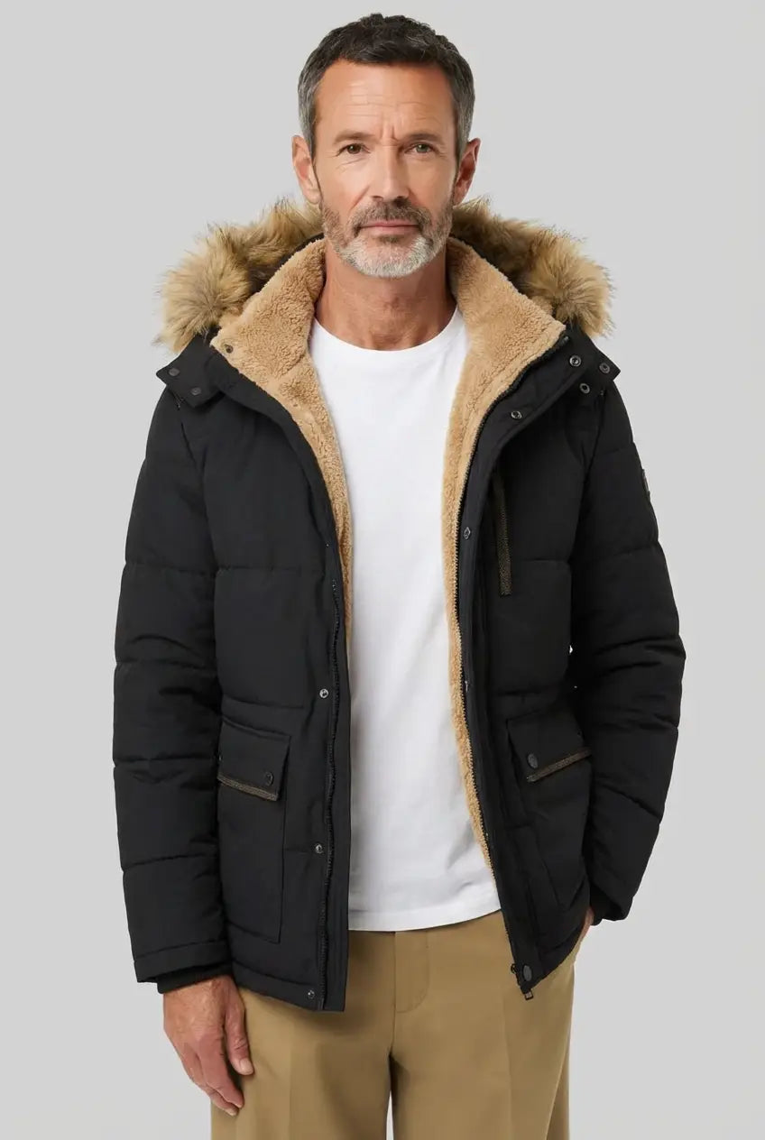 Givalli - Elegante gewatteerde fleece winterjas