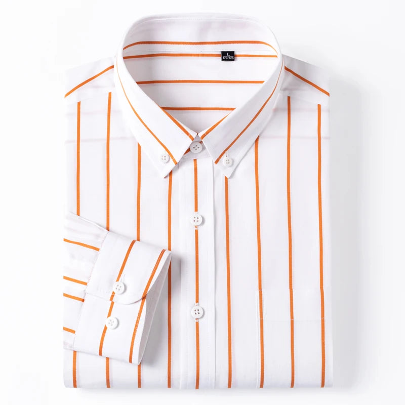 Elegant gestreept katoenen overhemd