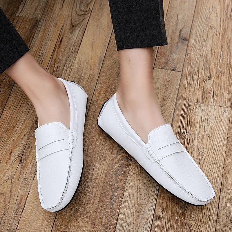 Casual leren zomer Loafers