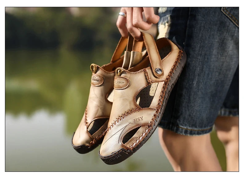 Klassieke Leren Sandalen