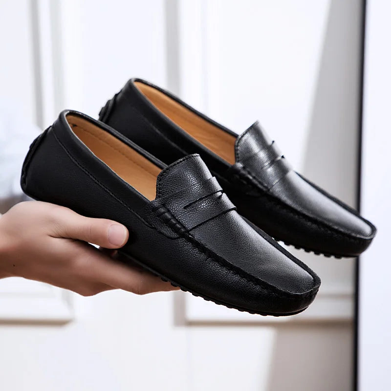 Casual leren zomer Loafers