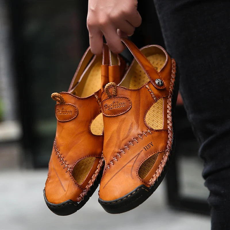 Klassieke Leren Sandalen