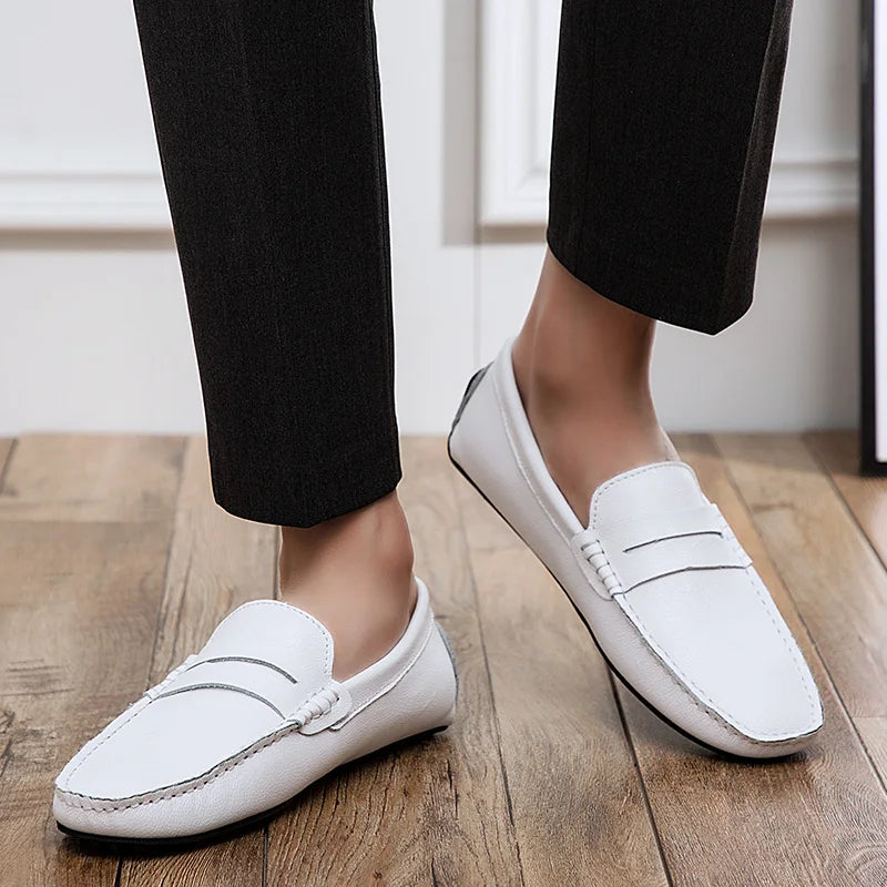 Casual leren zomer Loafers