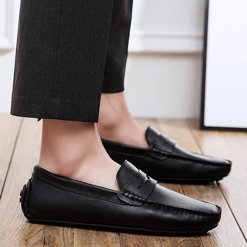 Casual leren zomer Loafers