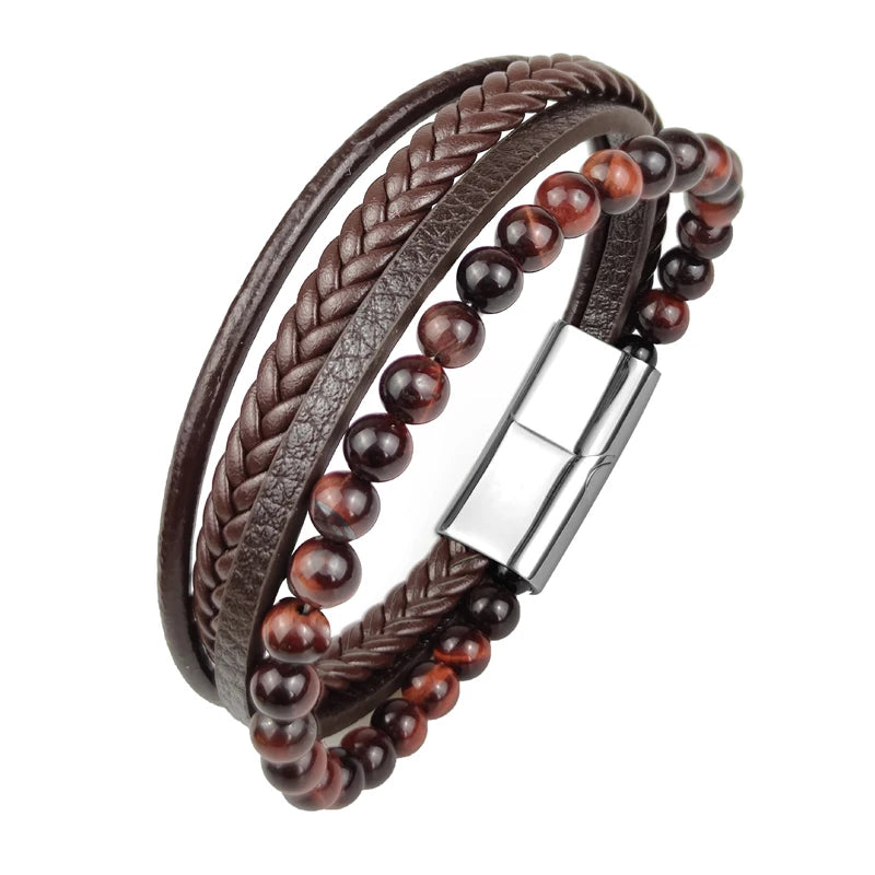 Luxe stalen herenarmband