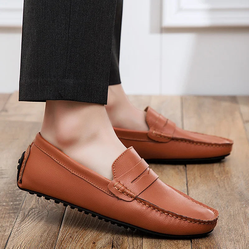 Casual leren zomer Loafers