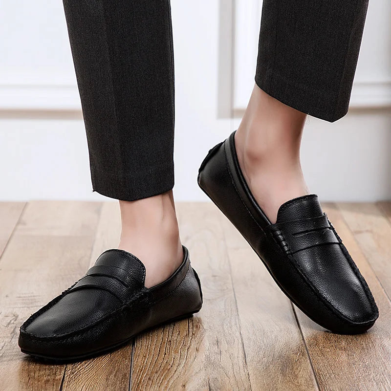 Casual leren zomer Loafers