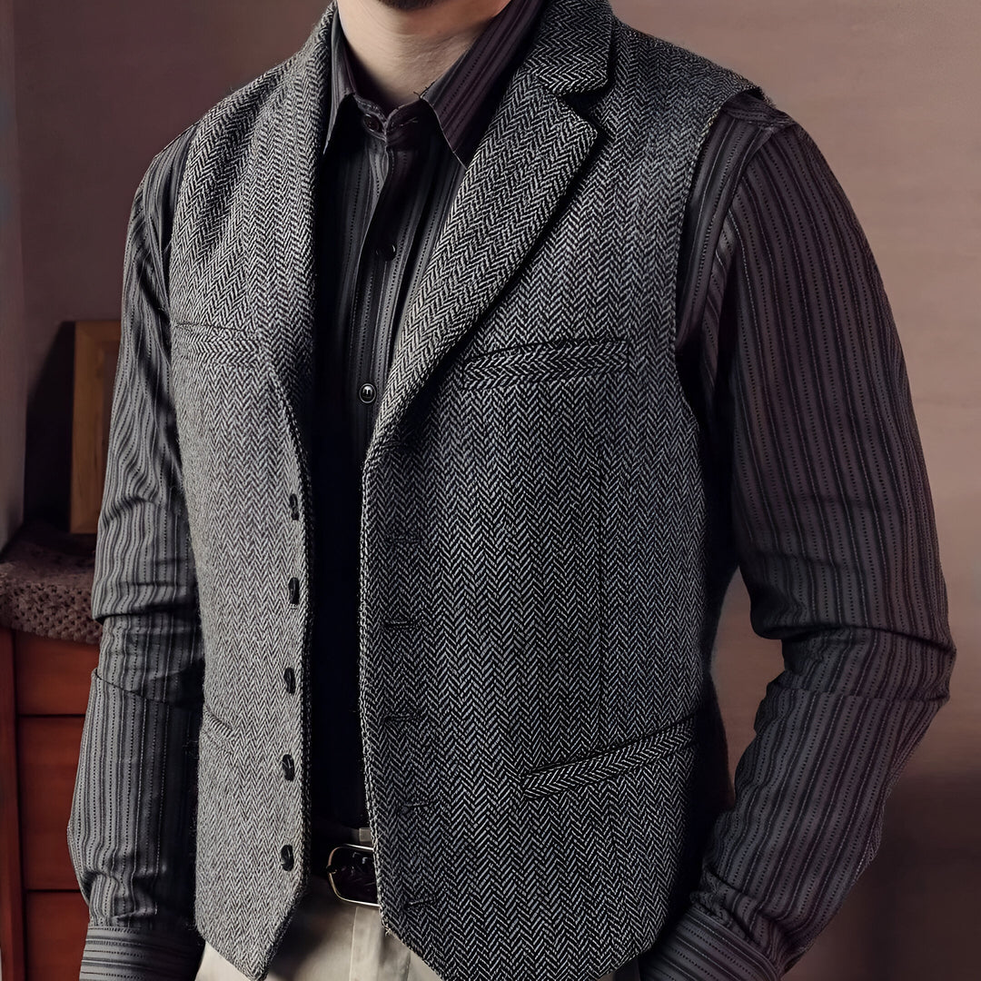 Elegant wollen vest