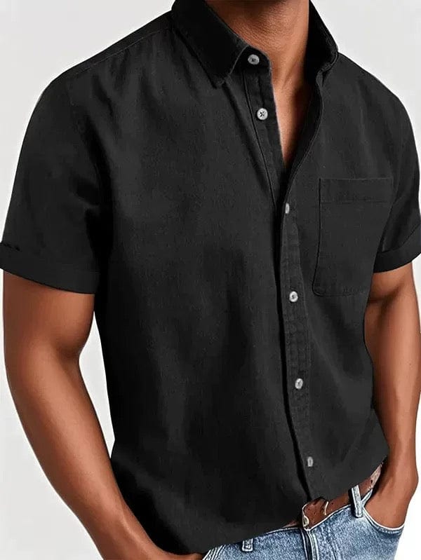 Elegant shirt met korte mouwen