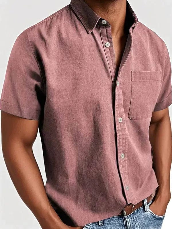 Elegant shirt met korte mouwen