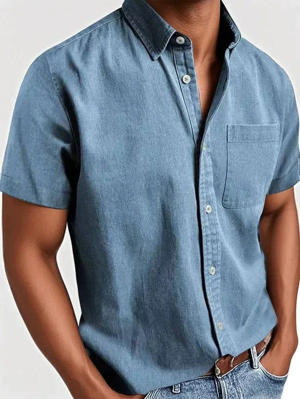 Elegant shirt met korte mouwen