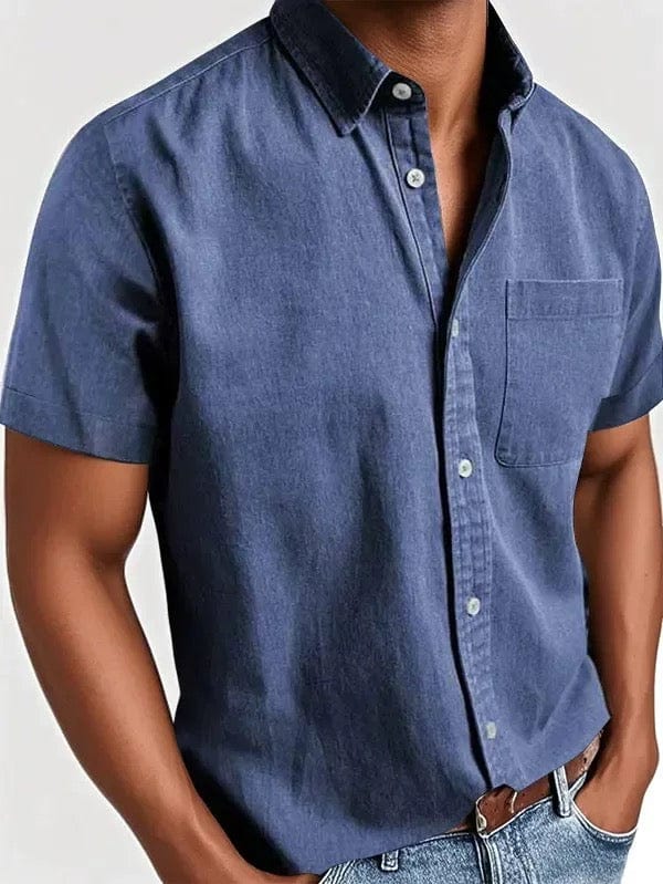 Elegant shirt met korte mouwen