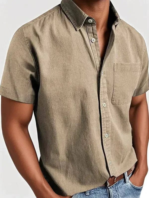 Elegant shirt met korte mouwen
