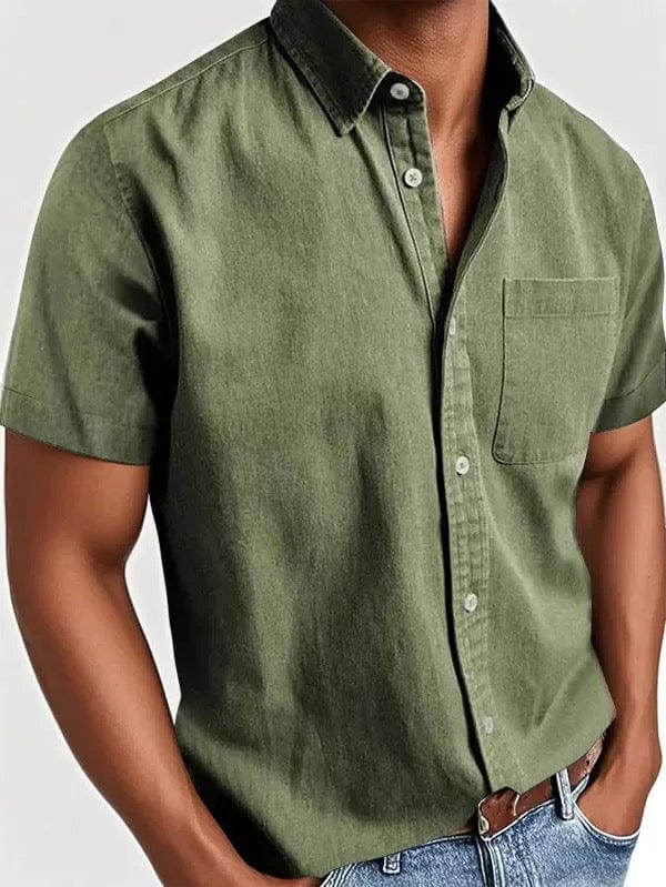 Elegant shirt met korte mouwen