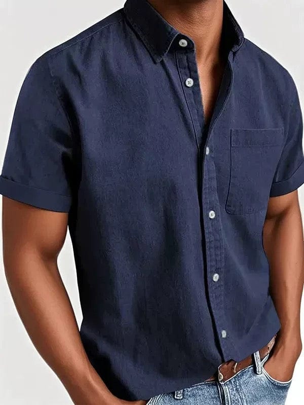 Elegant shirt met korte mouwen
