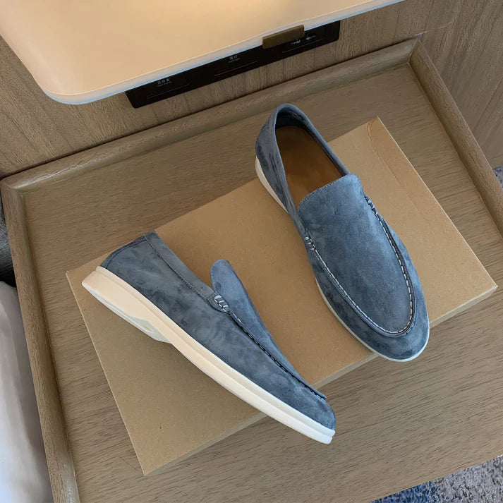 Elegante suède loafers
