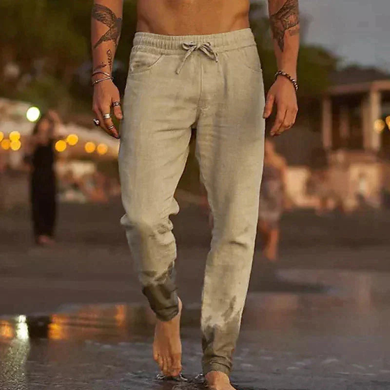 Linnen strandbroek