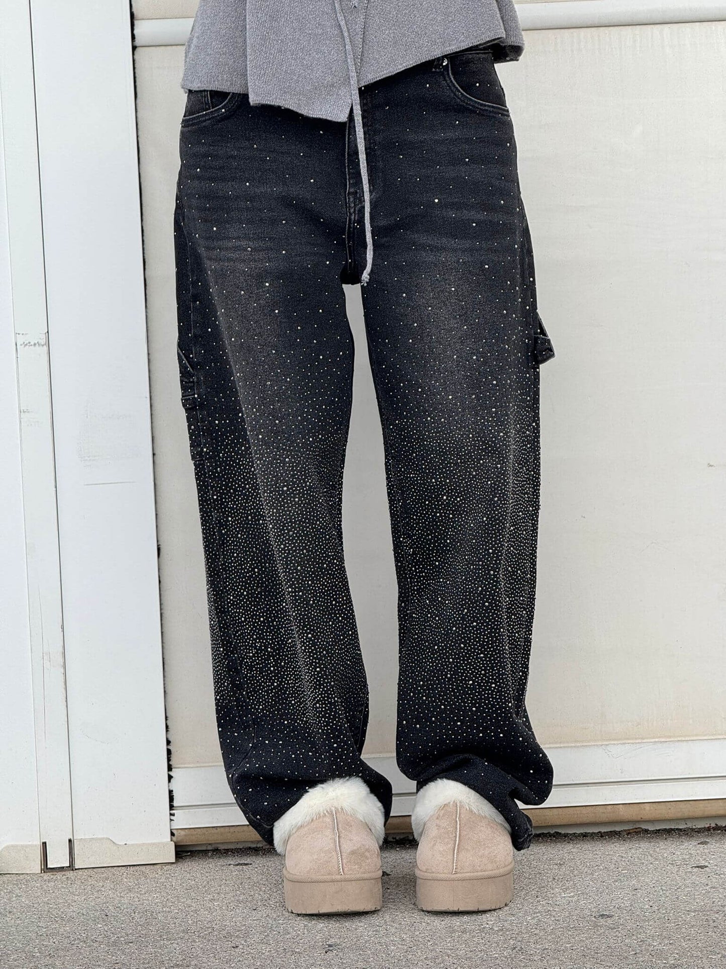 Elegante jeans met glamour