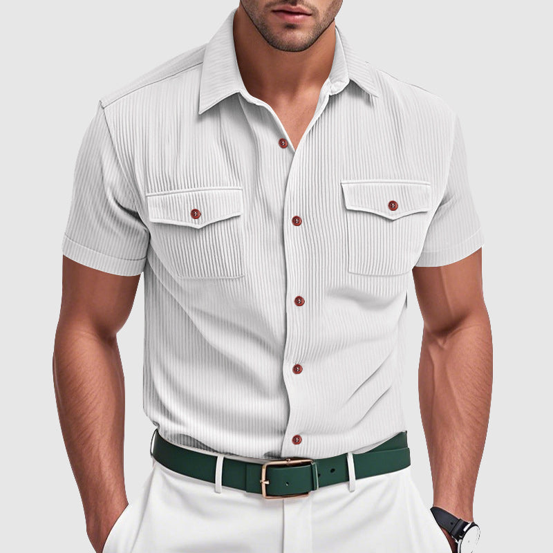 Elegant Corduroy Herenoverhemd
