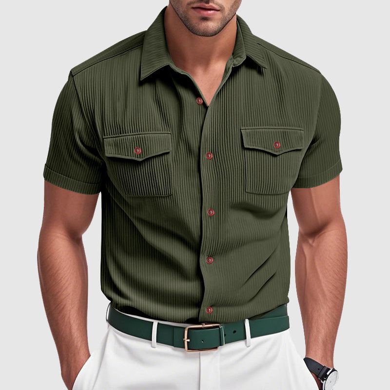 Elegant Corduroy Herenoverhemd