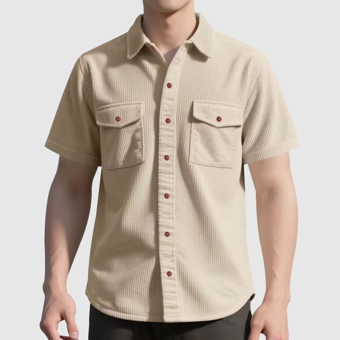 Elegant Corduroy Herenoverhemd