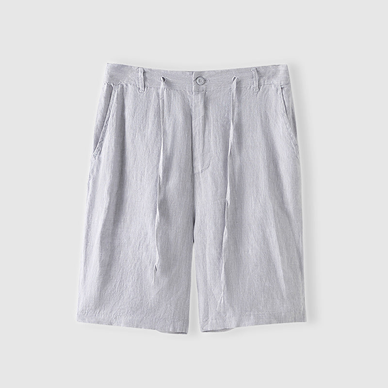 Hoogwaardige linnen shorts