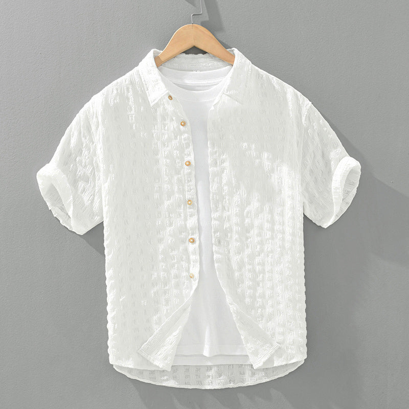 Casual shirt met structuur