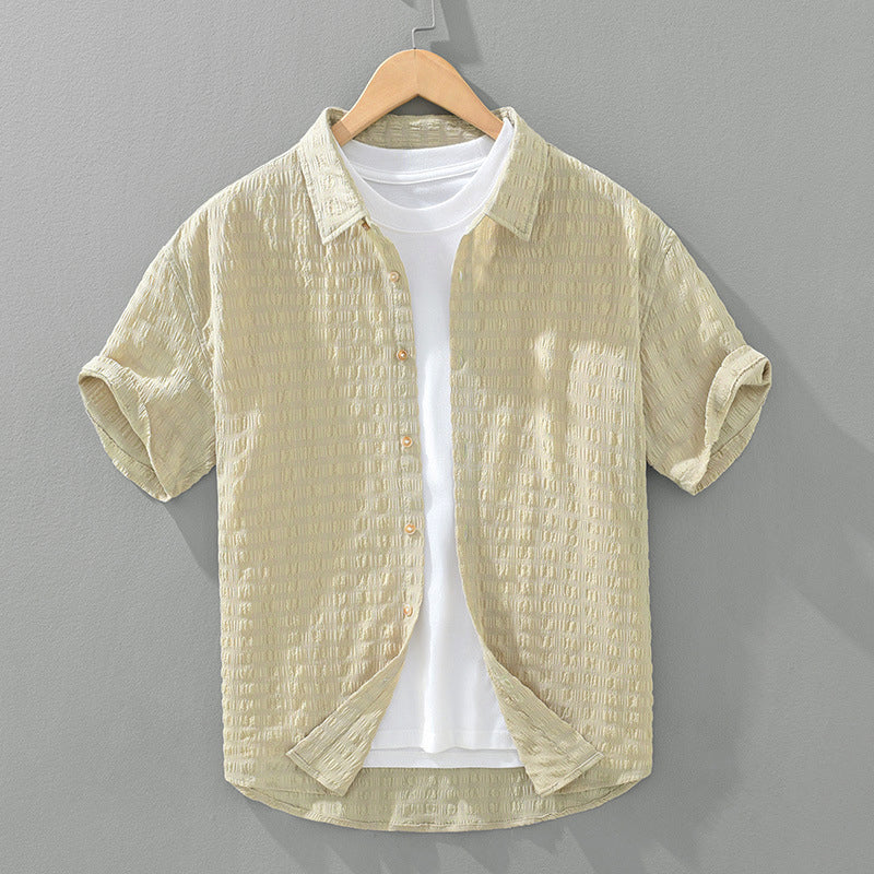 Casual shirt met structuur