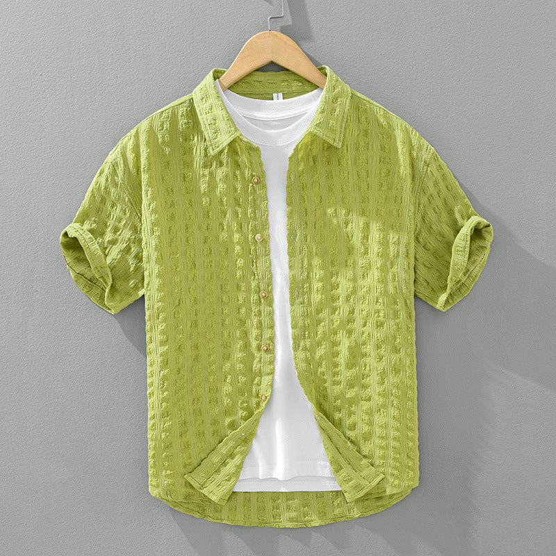 Casual shirt met structuur