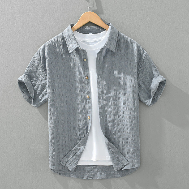Casual shirt met structuur